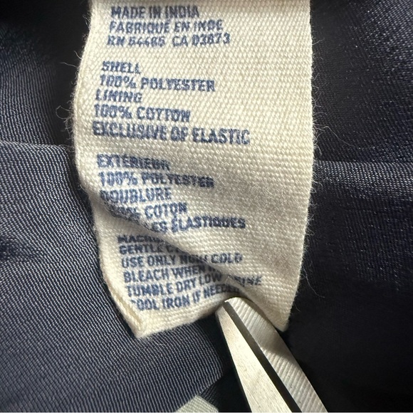 American Eagle Womens Y2K  Romper Blue Floral Strapless Pockets Size 0 - Picture 7 of 11